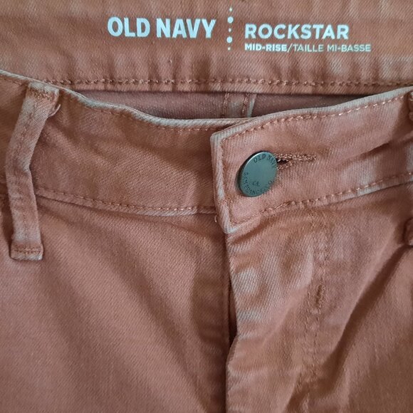 Old Navy Rockstar Midrise Skinny Jeans - Size 6 - Picture 9 of 16
